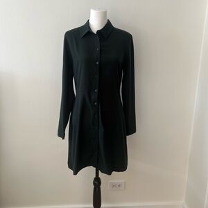 Dynamite hunter green button down shirt dress. Size PS. 35” from shoulder to hem